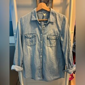J. Crew Denim Top